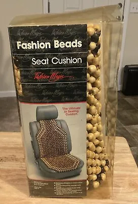 Vintage “Fashion Magic” Fashion Beads Car Seat Cushion NIP • $29.99