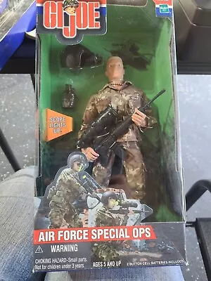 GI Joe Air Force Special Ops With Light-Up Scope 12  Action Figure 2000 Hasbro • $40