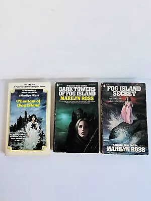 3 Marilyn Ross Books Lot Phantom Of Fog Island Dark Towers Of Fog Island Secret • $100