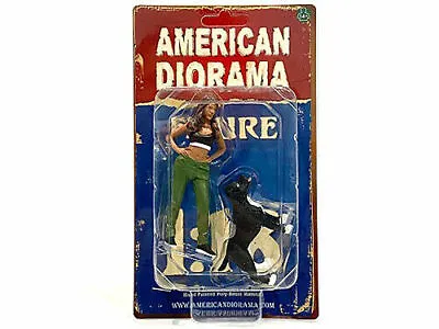 Lowriders IV 1:18 Scale American Diorama Figurine Figure Female Lady W Dog • $11.25
