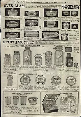 1920 PAPER AD Oven Glass Ball Mason Jar Ideal Oil Lamp Stand Collar Night Fount • $19.99