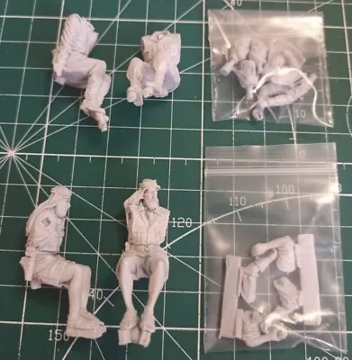 £16 • Buy 1/35th Scale Resin Figures X4, SAS Jeep Crews, 2 Drivers, 2 Front Seat Passenger