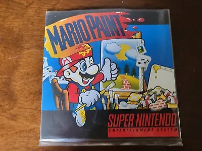 Mario Paint (SNES 1992) Lathe Cut Record Super Nintendo Not Moonshake 2d Ninja • $49.99