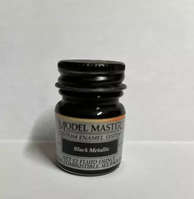 Testors Model Master Black Metallic Enamel 0.5 Oz. • $4.99