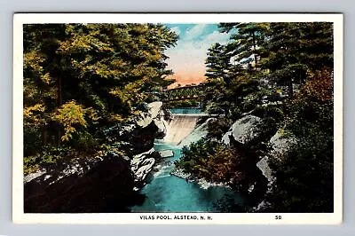 Alstead NH-New Hampshire Vilas Pool Antique Vintage Souvenir Postcard • $7.99