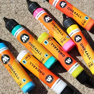 Molotow ONE4ALL Acrylic-based Paint 30ml Refill Graffiti Art Supplies Markers • $8.29