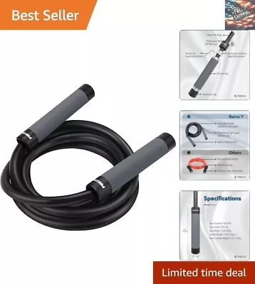 Weighted Jump Rope For Boxing & Muay Thai Training - 2lb Heavy Rope With Alum... • $47.79