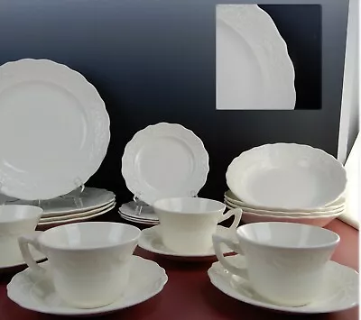  Vintage Mt Clemens Pottery Vogue China 5 Piece Place Settings For 4  • $69.99