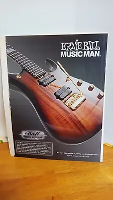 Music Man Ernie Ball  Bfr Ball Family Reserve Guitar  Print Ad 11 X 8.5 • $7.96