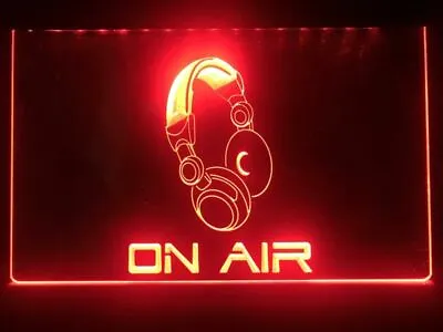 On Air Headphone Headset Studio Led Neon Light Sign Decor Sport Gift Advertise  • $23.89