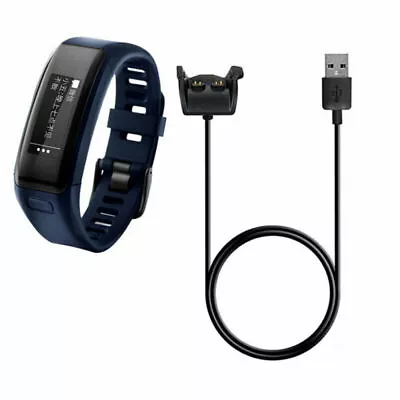 Smart Watch USB Charging Dock Cable Charger Cradle For Garmin Vivosmart HR/HR+ • $8.99