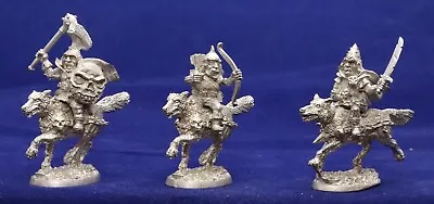 3 Metal Miniatures Ral Partha 02-061 Goblin Cavalry TSR LOTR D&D W/o Paint 1993 • $0.99