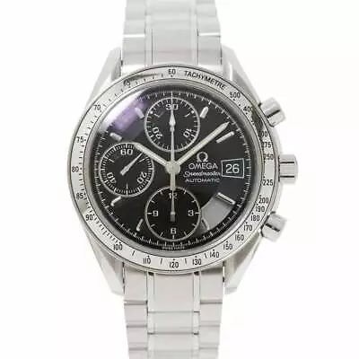 OMEGA Speedmaster Date 3513 50 Chronograph Automatic Black Dial Mens 90228932 • $1496.62