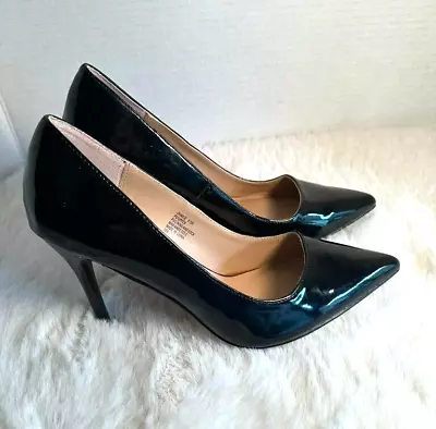 Madden Girl Ohnice  Pump Shoes Womens 8.5M Black Pointed Toe Heels • $18.90