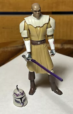 Star Wars Clone Wars Collection MACE WINDU 3.75  Action Figure  Complete. • $19