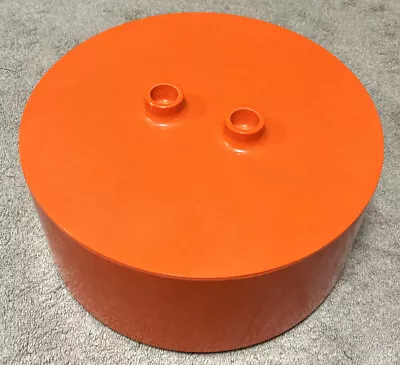 MCM Vintage Heller Massimo Vignelli Orange Bowl W/Lid 10  • $80