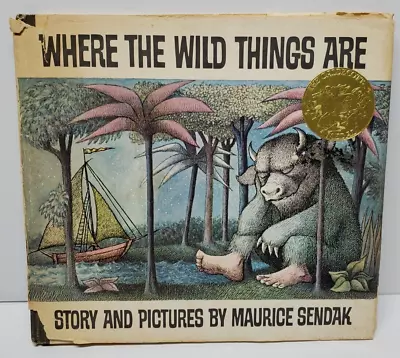 Where The Wild Things Are By Maurice Sendak - Hardcover - 1963/1974 Harper & Row • $21.99