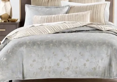 Hotel Collection Sakura Blossom Full/Queen Comforter Set 3pc Slate Blue • $185.99
