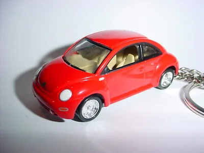 HOT 3D RED BEETLE CUSTOM KEYCHAIN Keyring Key VW BUG 1/64 BLING Johnny Lightning • $23.20