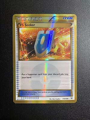 Pokémon TCG VS Seeker Roaring Skies 110/108 Holo 1st Edition Secret Rare • $10.50