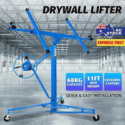 11FT Sheet Panel Lifter Plaster Drywall Panel Gyprock Plasterboard Hoist Lift • $229.90