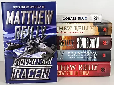 Matthew Reilly Hardcover X 6 Bundle Cobalt Blue Hovercar Racer Scarecrow + 3 • $89.99