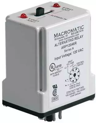 Macromatic Arp120a6r Alternating RelaySpdt120Vac10A8 Pin • $47.15