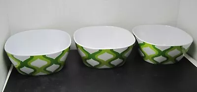 Summer Oasis 6-inch  Melamine Bowls Set Of 3 • £7.71