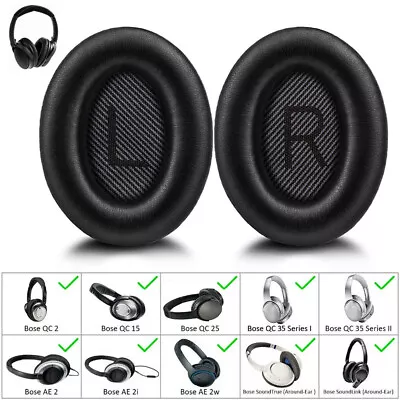 Replacement Ear Pads Cushions For Bose QuietComfort 35 QC35 II QC25 QC15 AE2 • $9.09