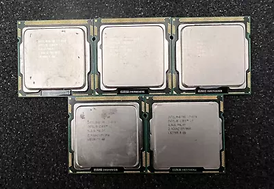 Lot Of 5 Intel Core I7-860 2.80 GHz SLBJJ L01 0C117 CPU Processor • $69.94