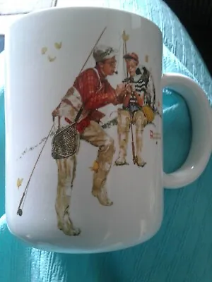 Norman Rockwell Mug Trout Dinner • $4
