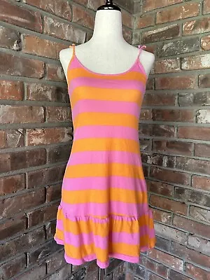 Vintage Y2K Victoria’s Secret Pink Orange Baby Doll Slip Nightie Mini Dress XS/S • $12.95