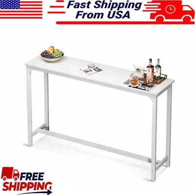 63 Inch Bar Table Counter Rectangular Kitchen Dining Sturdy Legs Indoor Sturdy • $167.99