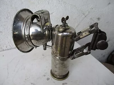 Antique Luxor Lantern Carbide Acetylene Headlight Bicycle Motorcycle Lamp • $88.80