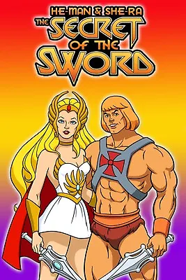 The Secret Of The Sword Movie Poster Print - 11  X 17  - He Man And She Ra • $13.96