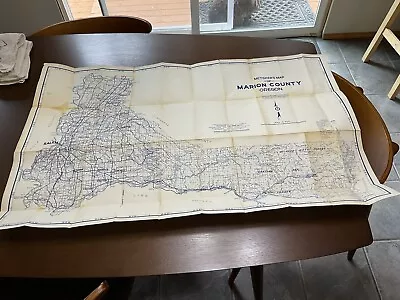 Early Metsker's Map Of Marion County Oregon Property Ownership • $13.99