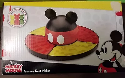 Disney Mickey Mouse Gummy Treat Maker Comes W/ 4 Trays 7 Yrs+ New  • $39.95