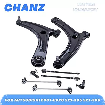 8 Pcs Front Lower Control Arms For Mitsubishi Lancer Outlander 2008-2017 • $83.99