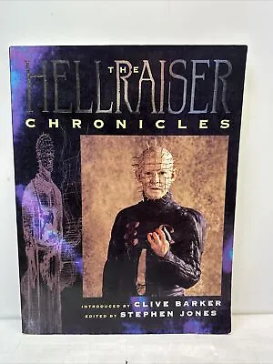 HELLRAISER CHRONICLES Photo Book By Stephen Jones And CLIVE BARKER (2004 TPB) • $18.95