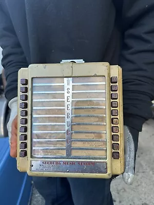 Vintage Jukebox Wallbox Seeburg Wall-o-matic Untested • $200