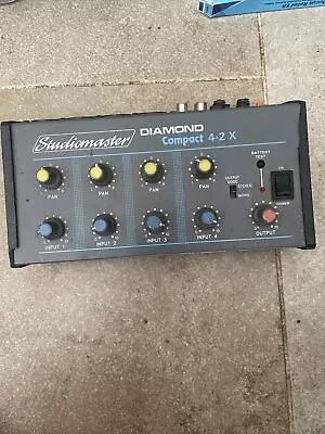 Studiomaster Diamond Compact Portable 4 Channel Mini Mixer • $20