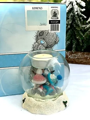 Me To You Snow Light . Tealight Holder. Christmas Figurine. Box. • £39.99