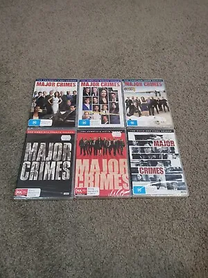 Major Crimes The Complete Series 1 - 6 Brand New Region 4 DVD • $162.33