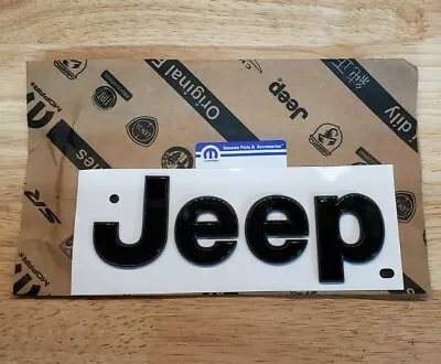 2018-2022 Jeep Wrangler20-22 Gladiator Gloss Black JEEP Fender NameplateOEM  • $74.95