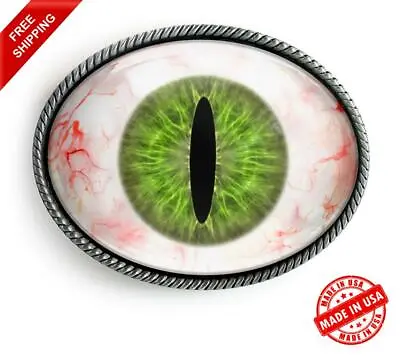 Monster Eyeball Belt Buckle - Halloween Taxidermy Cosplay Buckle - 56-E • $35.99