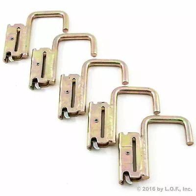 5 Square J Hook For E Track System Trailer Flatbed Helmet Jacket Rack Motorcycle • $43.11