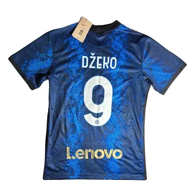 £25 • Buy Inter Milan 2021/2022 Home Football Shirt Dzeko (9) BNWT