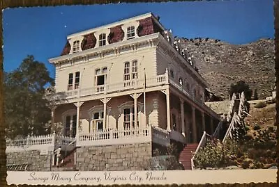 Savage Mining Company Virginia City Nevada Postcard 4X6 Chrome Unposted • $4.74