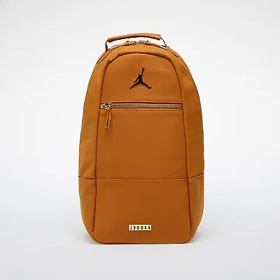 Nike Air Jordan Jumpman Suede Collaborator Backpack Desert Brown Tan 9A0227 X3N • $59.99