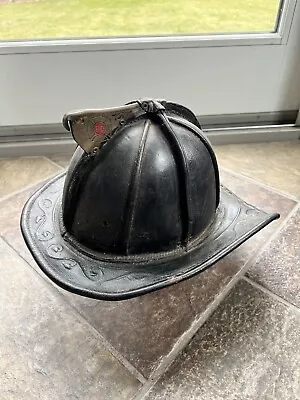 Vintage Cairns & Brother Leather Fire Helmet . Size 7 1/4 • $522